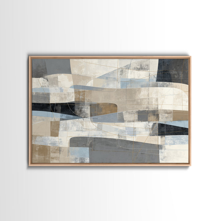 City Map Abstract Lines Without Readable Labels Canvas Print, Hotel Art, Beach Prints, Hotel Decor, Fine Art, Boutique, HOT-3x2-52
