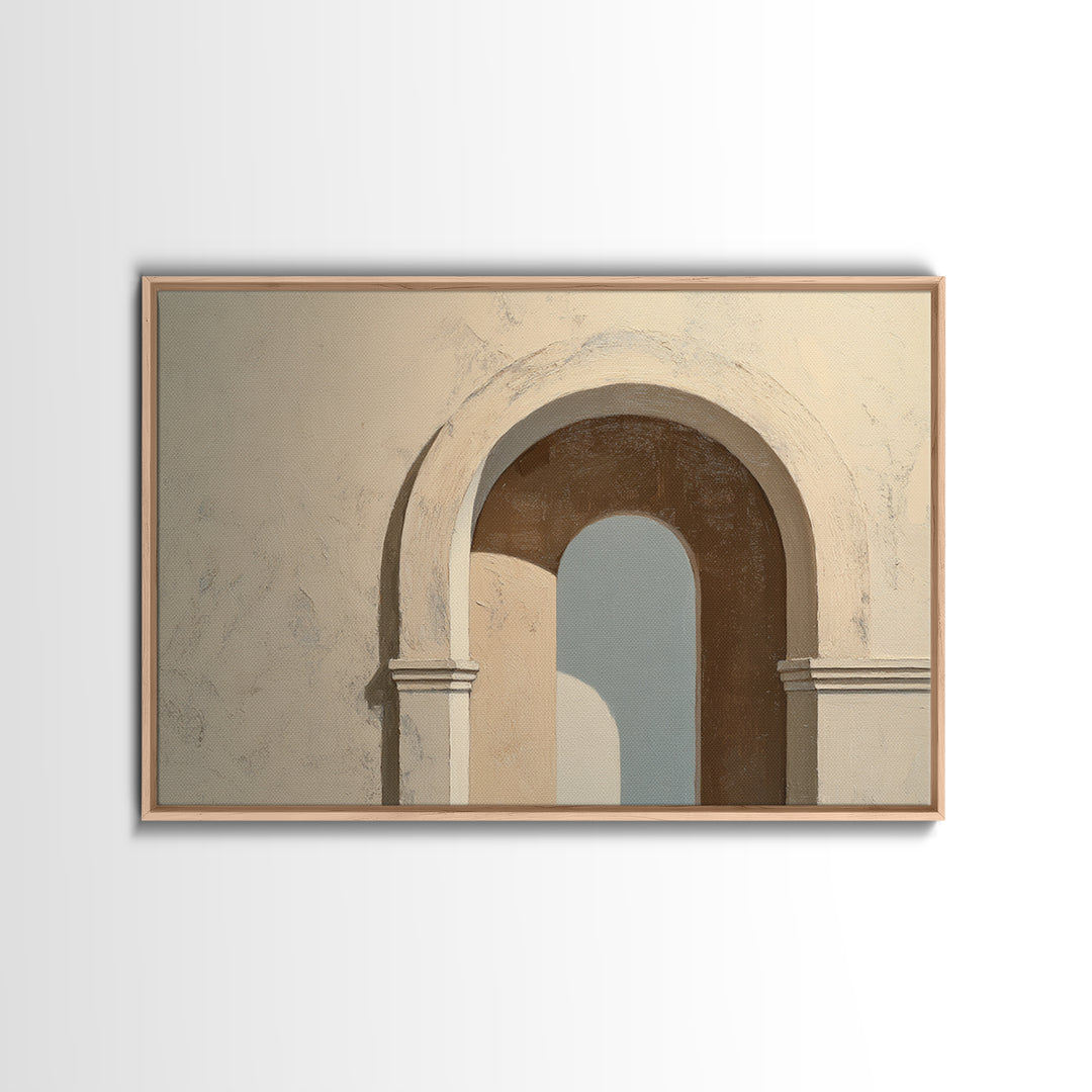 Minimal Architectural Arch Study Canvas Print, Hotel Art, Room Decor, Hotel Decor, Fine Art, Boutique, Art Print, Hazbin Hotel, HOT-3x2-56