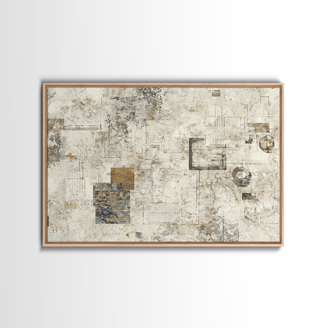 Abstract Marble Texture Framed Canvas Print, Hotel Art, Beach House Decor, Hotel Decor, Abstract Art, Boutique, HOT-3x2-71