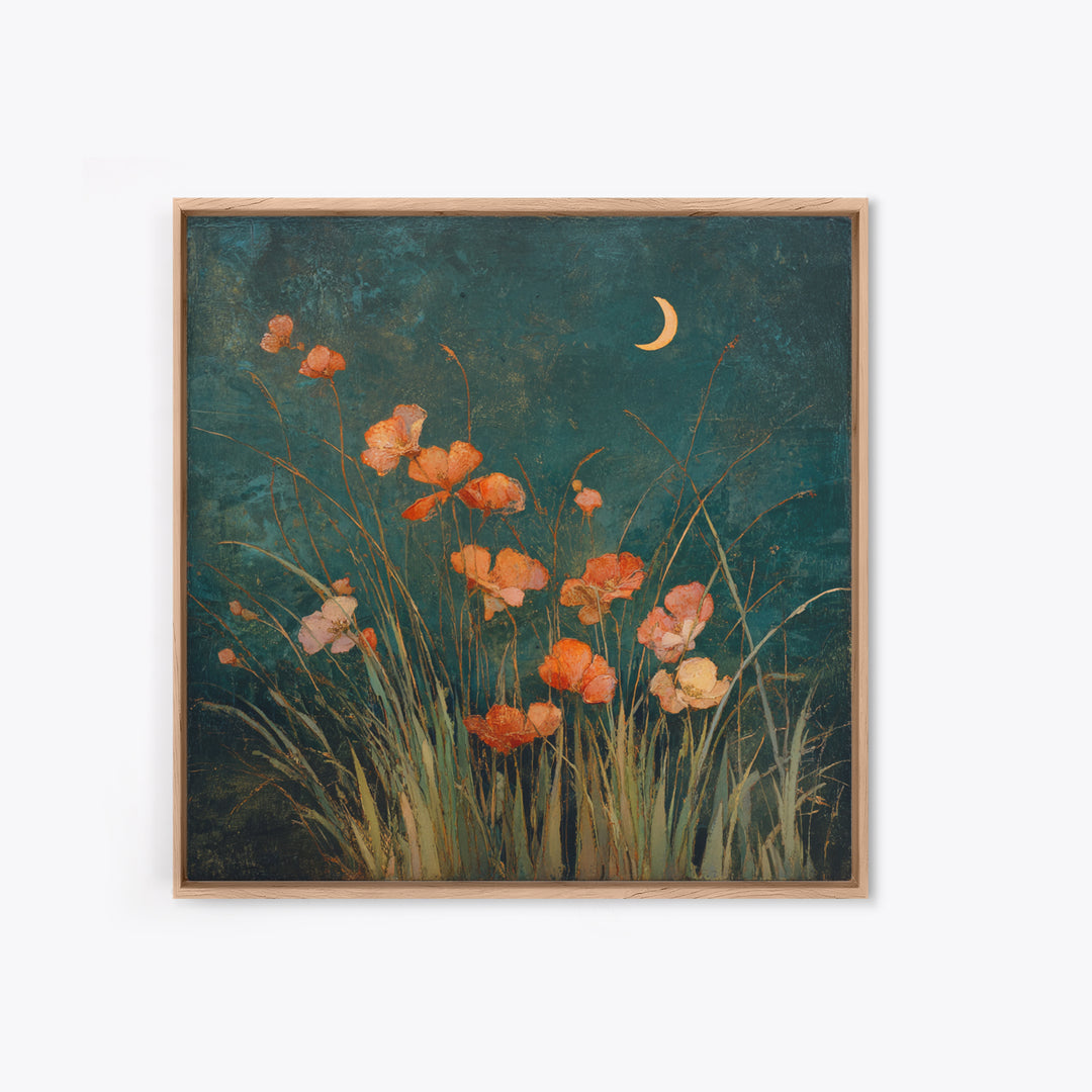 Dancers Suggested by Soft Moving Brushwork Canvas Print, Impressionist Art, Horizontal Wall Art, Living Room Decor, Impression, IMP-1x1-15