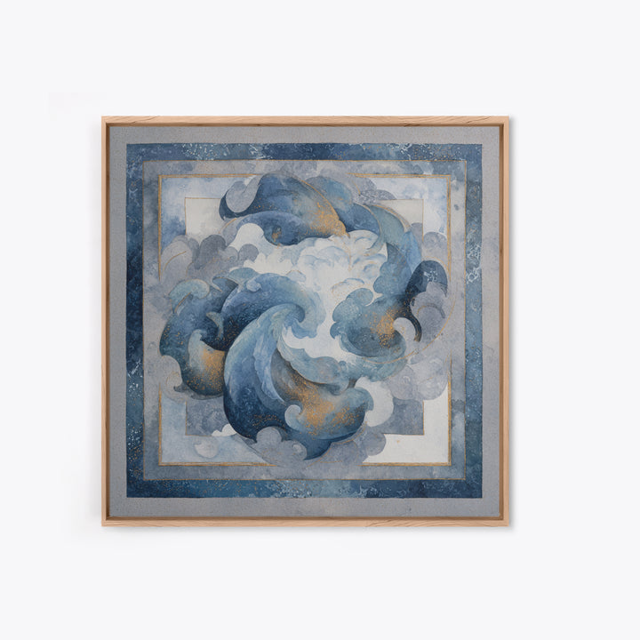 Dancers Suggested by Soft Moving Brushwork Canvas Print, Impressionist Art, Abstract Painting, Living Room Decor, Impression, IMP-1x1-39