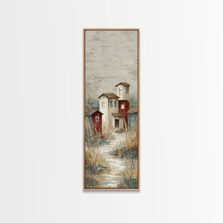 Country Lane with Flickering Sunlight Canvas Print, Impressionist Art, Gallery Wall Art, Living Room Decor, Impression, IMP-1x3-10