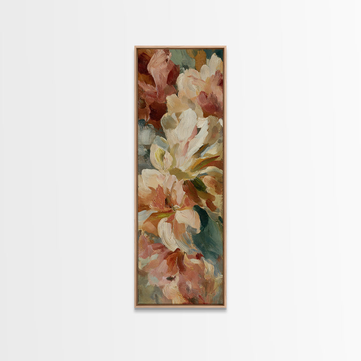 Still Life of Peaches Canvas Print, Impressionist Art, Textured Wall Art, Living Room Decor, Impression, Landscape Painting, IMP-1x3-35