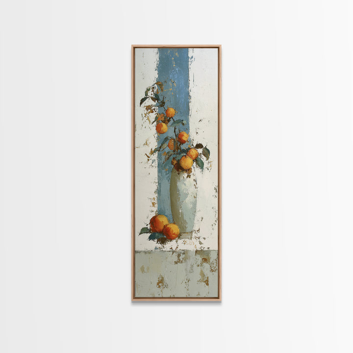 Still Life of Peaches Canvas Print, Impressionist Art, Modern Art, Living Room Decor, Fine Art, Impression, Statement Artwork, IMP-1x3-59