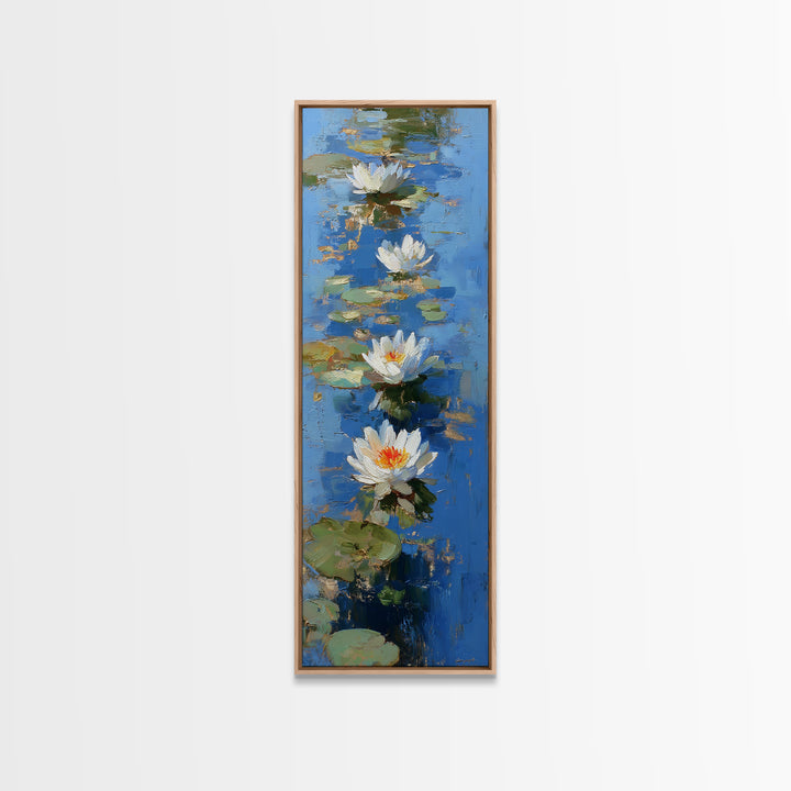 Country Lane with Flickering Sunlight Canvas Print, Impressionist Art, Boho Decor, Living Room Decor, Oil Painting, Impression, IMP-1x3-82