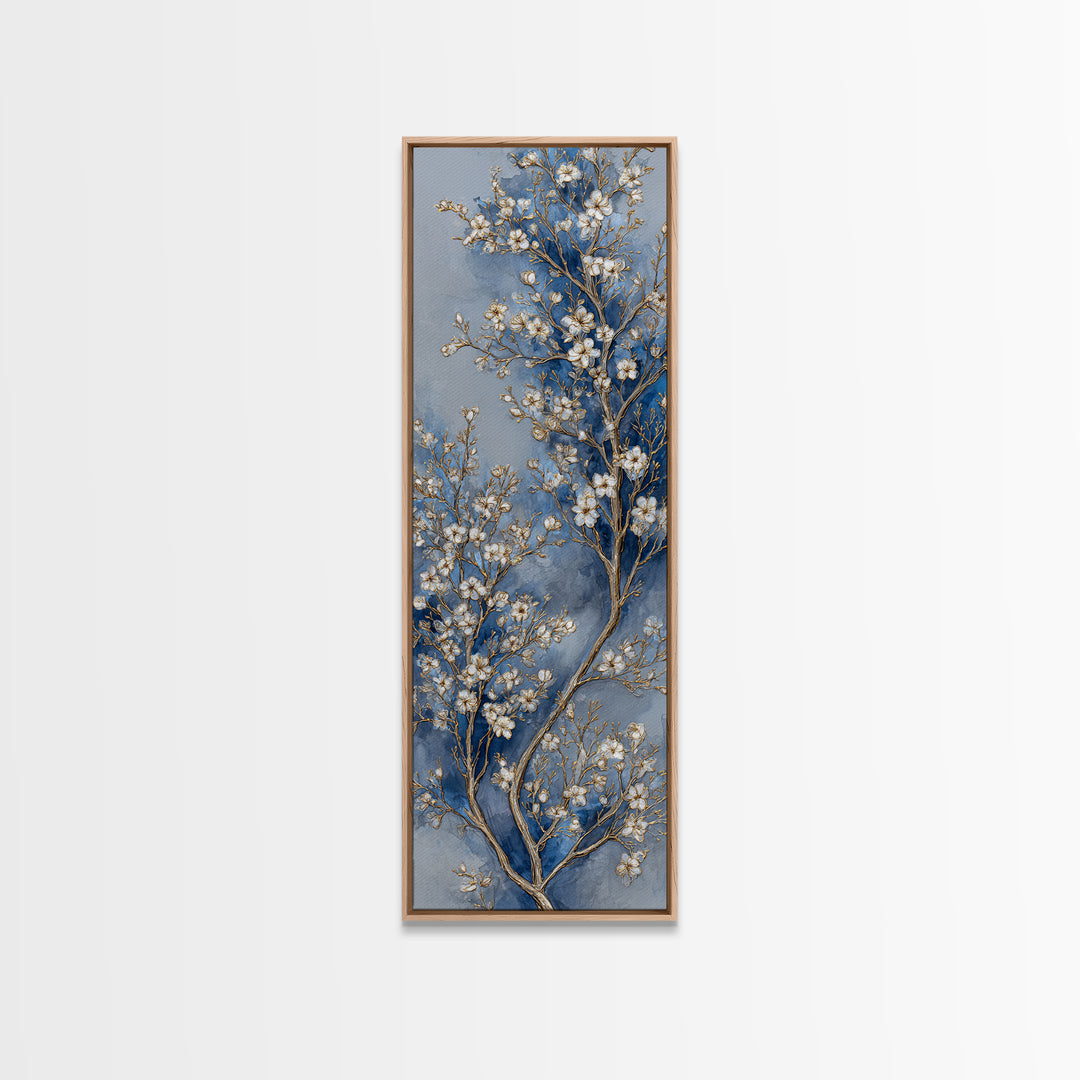 Spring Orchard with Blossoming Trees Canvas Print, Impressionist Art, Wall Art, Living Room Decor, Oil Painting, Impression, IMP-1x3-90