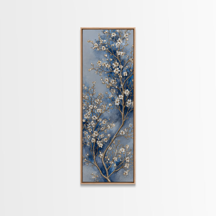 Spring Orchard with Blossoming Trees Canvas Print, Impressionist Art, Wall Art, Living Room Decor, Oil Painting, Impression, IMP-1x3-90