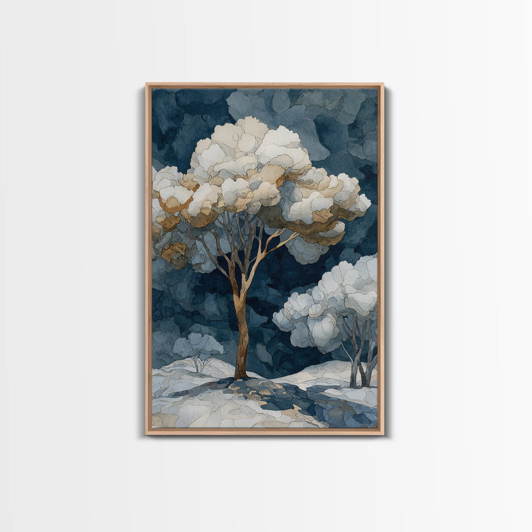 Apple Tree in Summer Orchard Canvas Print, Impressionist Art, Living Room Decor, Fine Art, Impression, Landscape Art, IMP-2x3-49