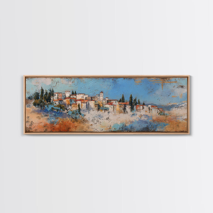 Sunset over Lavender Field Canvas Print, Impressionist Art, Landscape Wall Art, Living Room Decor, Fine Art, Impression, IMP-3x1-6