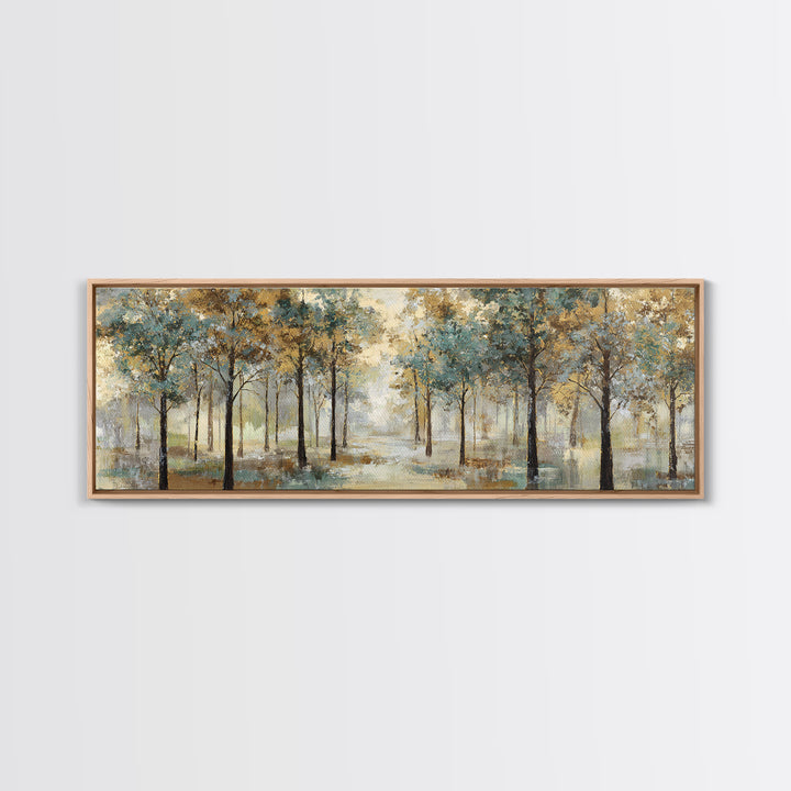 Garden Path Covered Canvas Print, Impressionist Art, Coastal Wall Art, Living Room Decor, Watercolor Art, Impression, IMP-3x1-66
