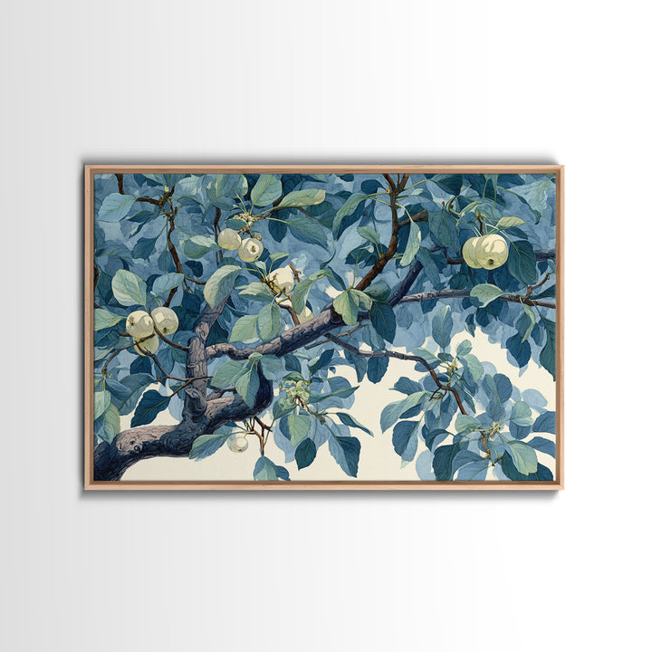 Apple Tree in Summer Orchard Canvas Print, Impressionist Art, Landscape Wall Art, Living Room Decor, Fine Art, Impression, IMP-3x2-21