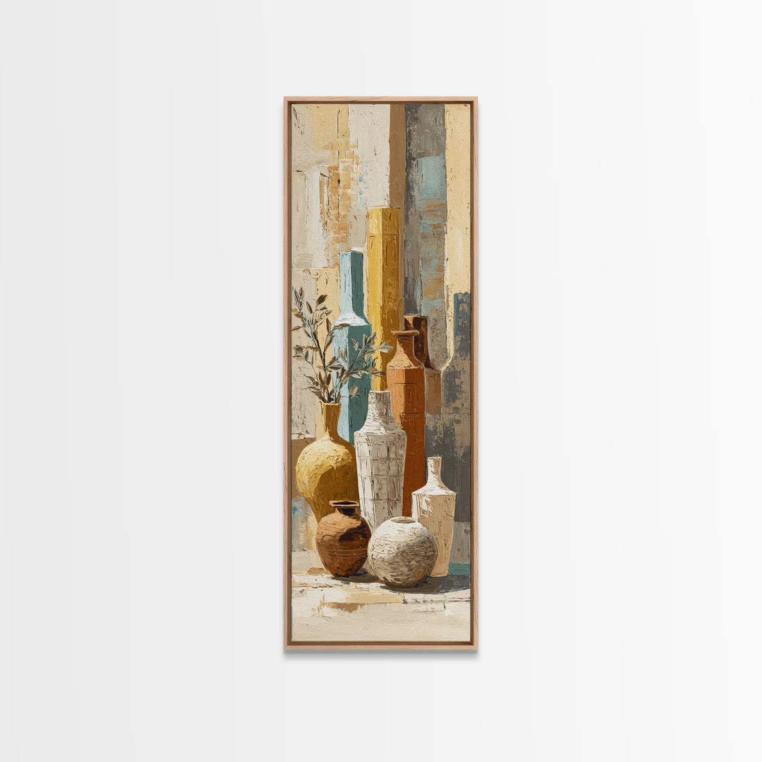 Venetian Canal Reflection Without City Crowd Canvas Print, Italian Villa Art, Statement Artwork, Living Room Decor, Villa, IVA-1x3-56