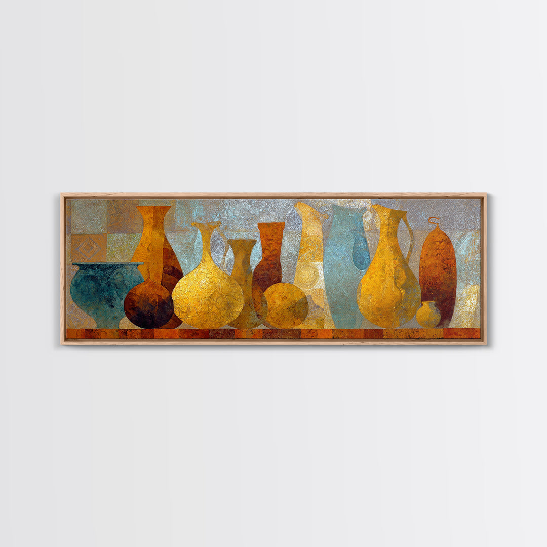 Venetian Canal Reflection Without City Crowd Canvas Print, Italian Villa Art, Gallery Wall Set, Living Room Decor, Villa, IVA-3x1-12