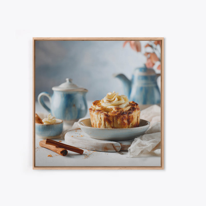 Apple Pie Cooling Framed Canvas Print, Kitchen Art, Digital Wall Art, Kitchen Decor, Fine Art, Kitchen, Kitchen Prints, KIT-1x1-56