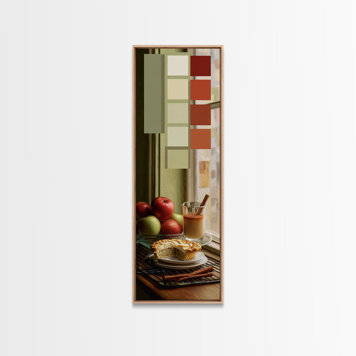 Apple Pie Cooling Canvas Print, Kitchen Art, Art Deco, Kitchen Decor, Fine Art, Kitchen, Poster Art, Trendy Wall Art, KIT-1x3-68