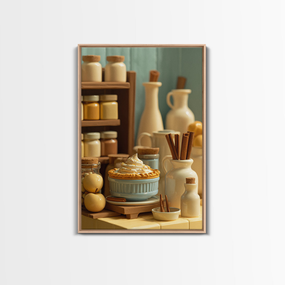 Apple Pie Cooling Canvas Print, Kitchen Art, Kitchen Prints, Kitchen Decor, Fine Art, Kitchen, Statement Artwork, Boho Decor, KIT-2x3-16