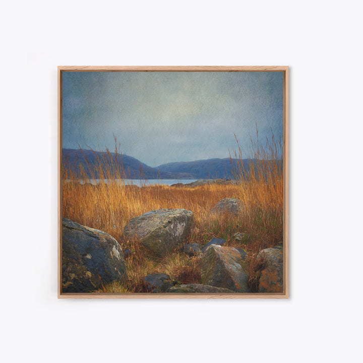 Rocky Scottish Highland Canvas Print, Landscape Art, Gallery Decor, Living Room Decor, Fine Art, Horizon, Wall Art, Home Decor, LAN-1x1-17