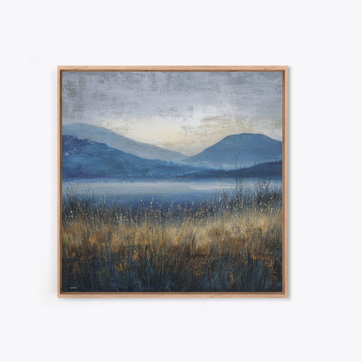 Misty Mountain Valley at Sunrise Canvas Print, Landscape Art, Room Decor, Living Room Decor, Fine Art, Horizon, LAN-1x1-49