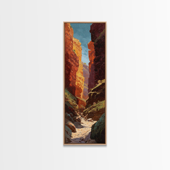 Rocky Scottish Highland Canvas Print, Landscape Art, Wall Decor, Living Room Decor, Fine Art, Horizon, Digital Print, LAN-1x3-77