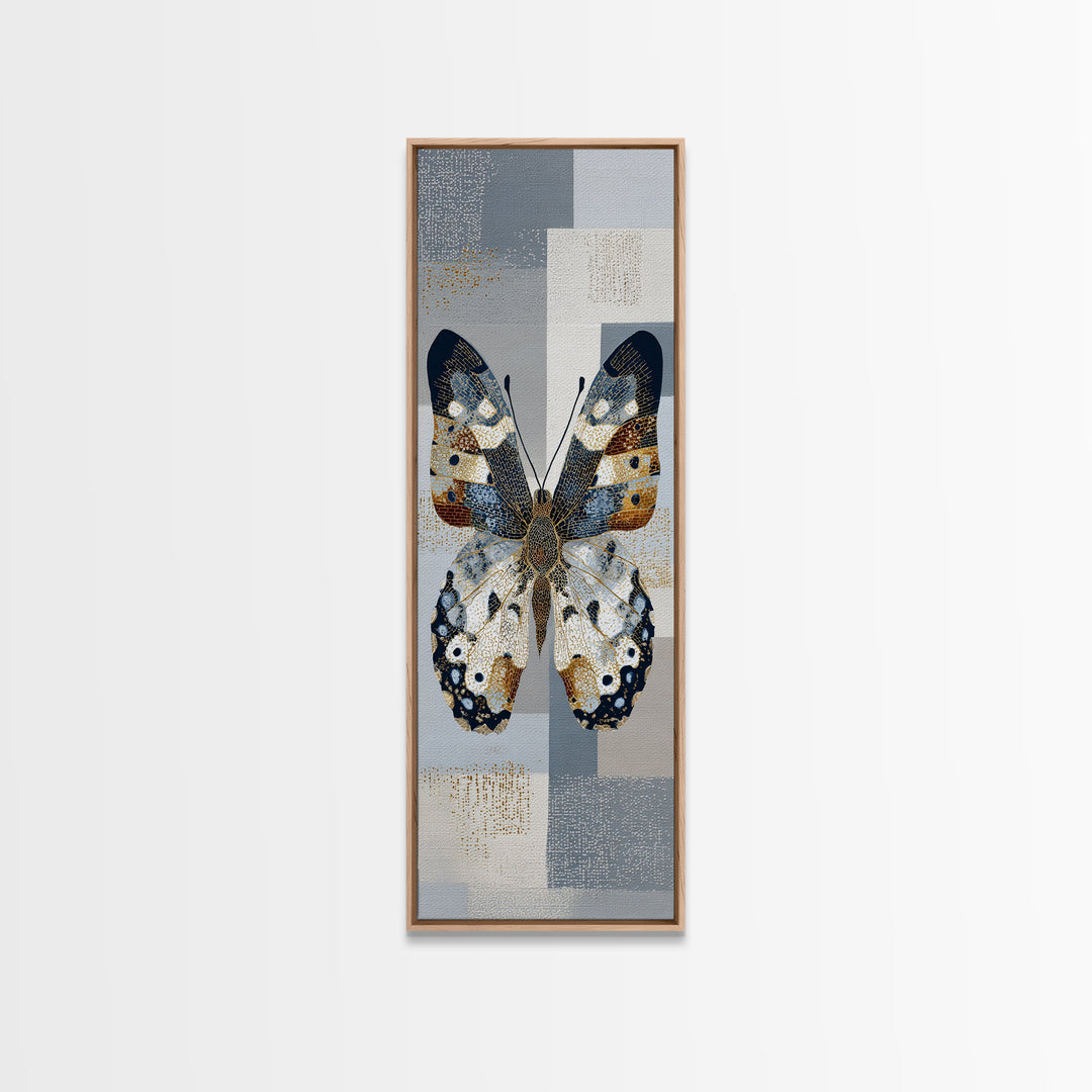 Line Art Butterfly Canvas Print, Line Art, Modern Decor, Living Room Decor, Abstract Art, Line, Contemporary Art, Wall Art, LIN-1x3-10