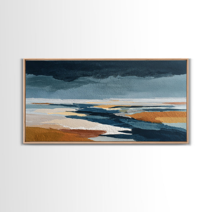 Minimal Eyes and Nose Composition Framed Canvas Print, Line Art, Decor, Living Room Decor, Abstract Art, Line, LIN-2x1-10