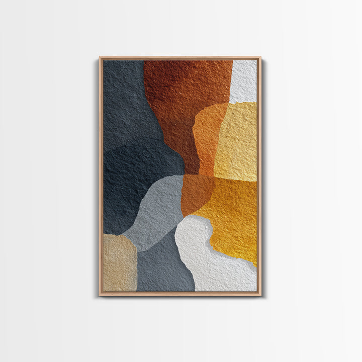 Minimal Nude Figure Framed Canvas Print, Line Art, Modern Art, Living Room Decor, Fine Art, Line, Neutral Decor, Fine Art Print, LIN-2x3-17