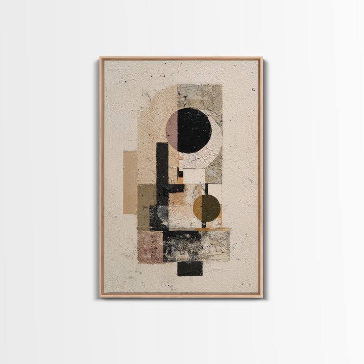 Minimal Eyes and Nose Composition Framed Canvas Print, Line Art, Digital Wall Art, Living Room Decor, Fine Art, Line, LIN-2x3-46