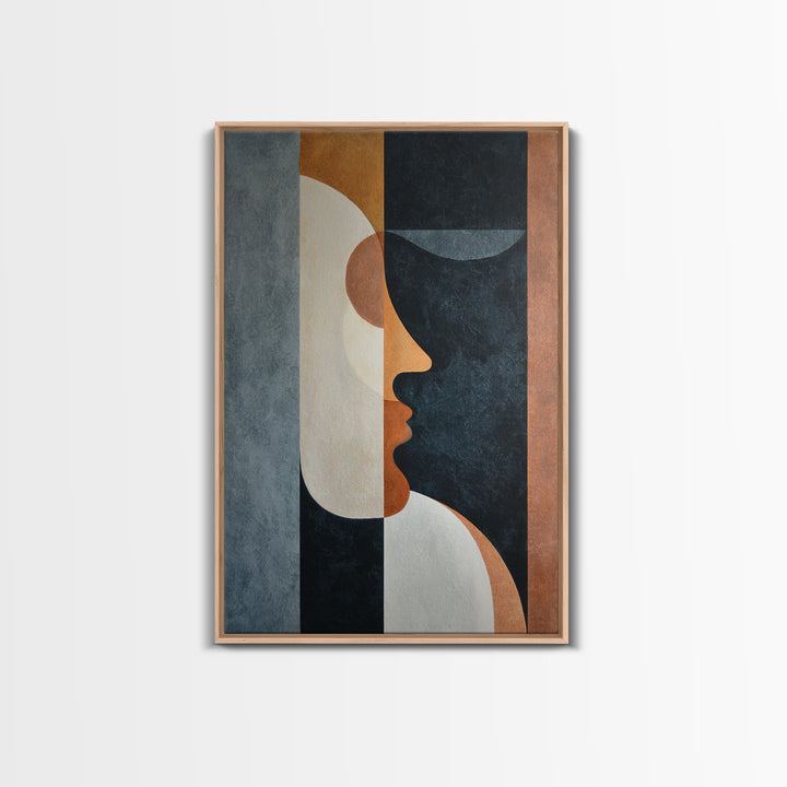 Minimal Nude Figure Framed Canvas Print, Line Art, Gallery Decor, Living Room Decor, Fine Art, Line, Home Decor, Wall Decor, LIN-2x3-89