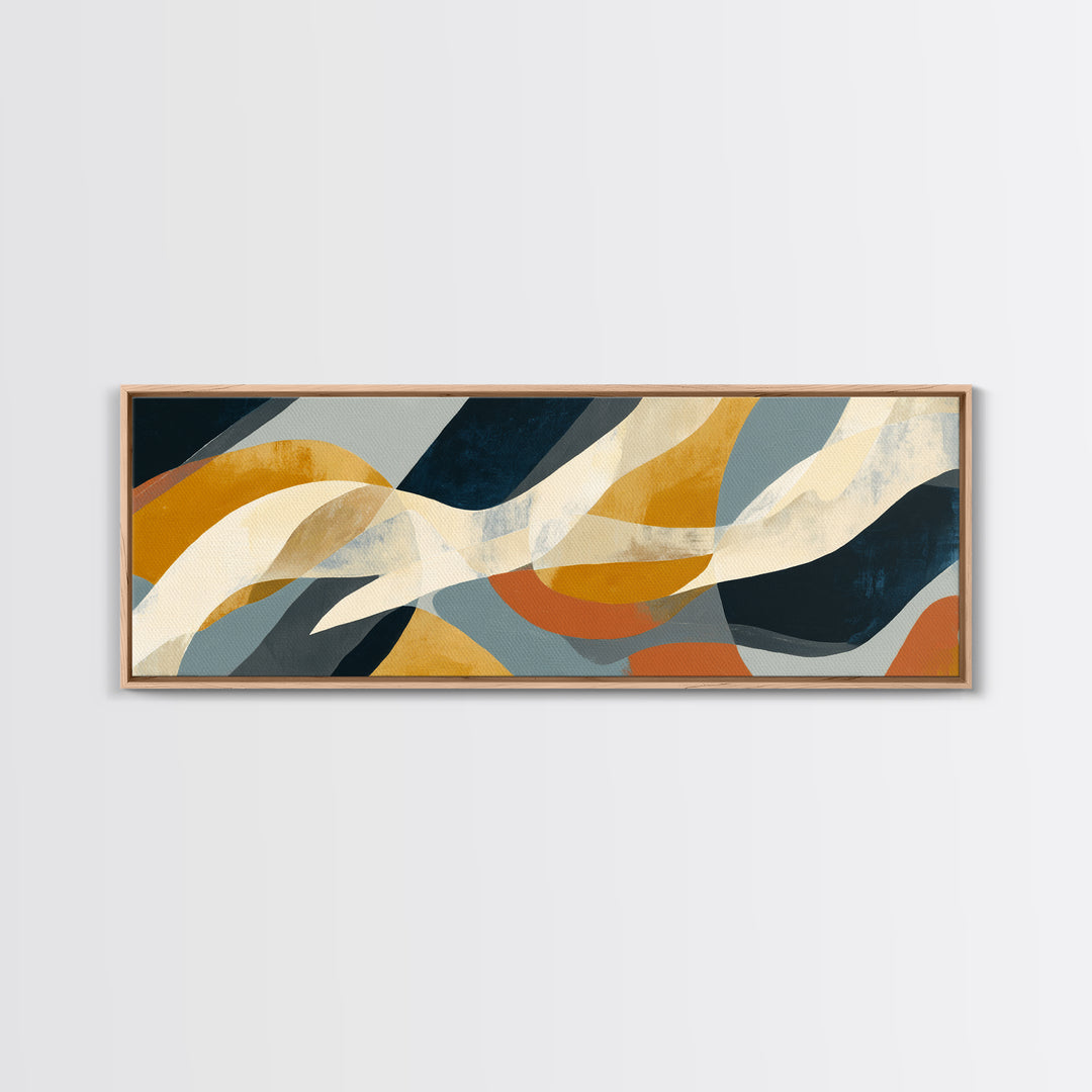 Minimal Angel Wing Contour Canvas Print, Line Art, Living Room Art, Living Room Decor, Fine Art, Line, Art Print, LIN-3x1-13