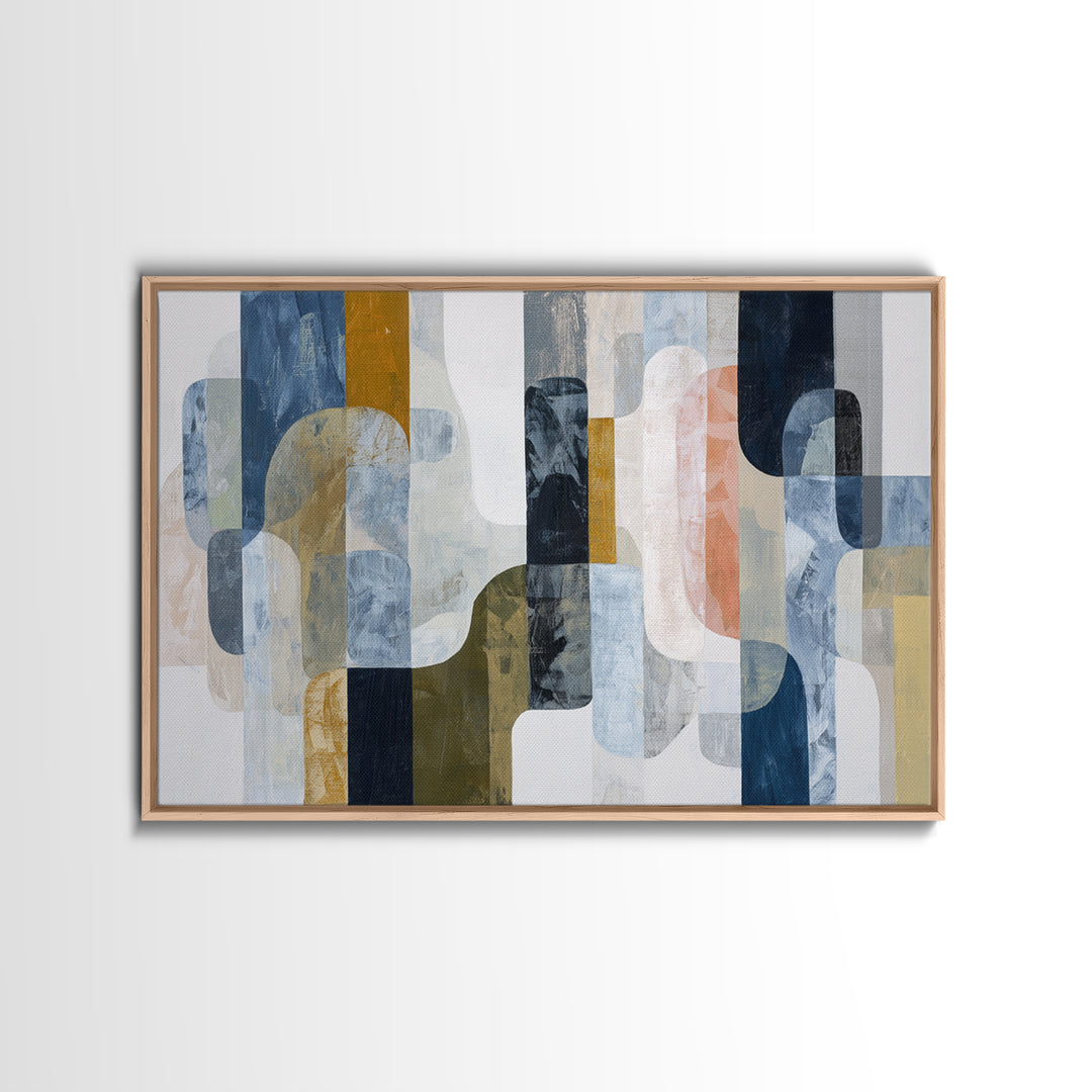 Two Hands Nearly Touching Canvas Print, Line Art, Luxury Decor, Living Room Decor, Abstract Art, Line, Printable, LIN-3x2-33
