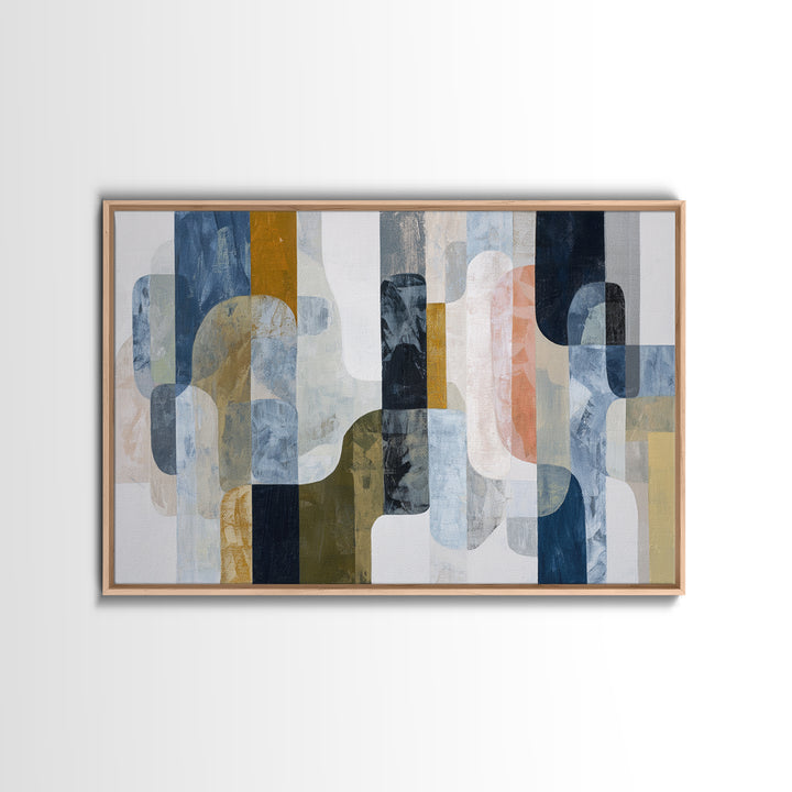 Two Hands Nearly Touching Canvas Print, Line Art, Luxury Decor, Living Room Decor, Abstract Art, Line, Printable, LIN-3x2-33