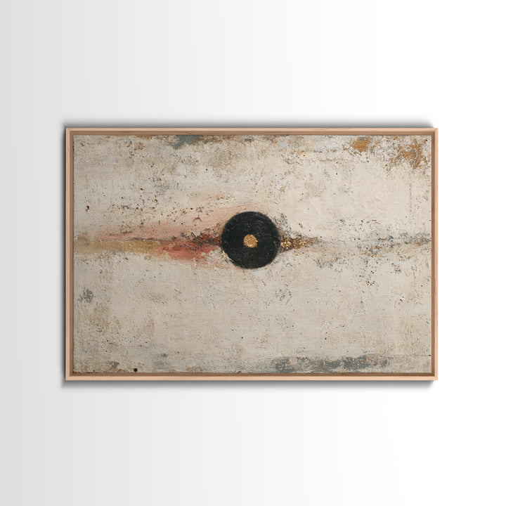 Minimal Eyes and Nose Composition Framed Canvas Print, Line Art, Gallery Decor, Living Room Decor, Abstract Art, Line, LIN-3x2-90