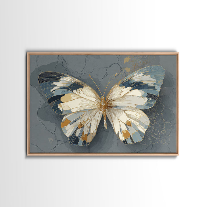 Line Art Butterfly Canvas Print, Line Art, Fine Art Print, Living Room Decor, Fine Art, Line, Wall Decor, Custom Portrait, LIN-3x2-98