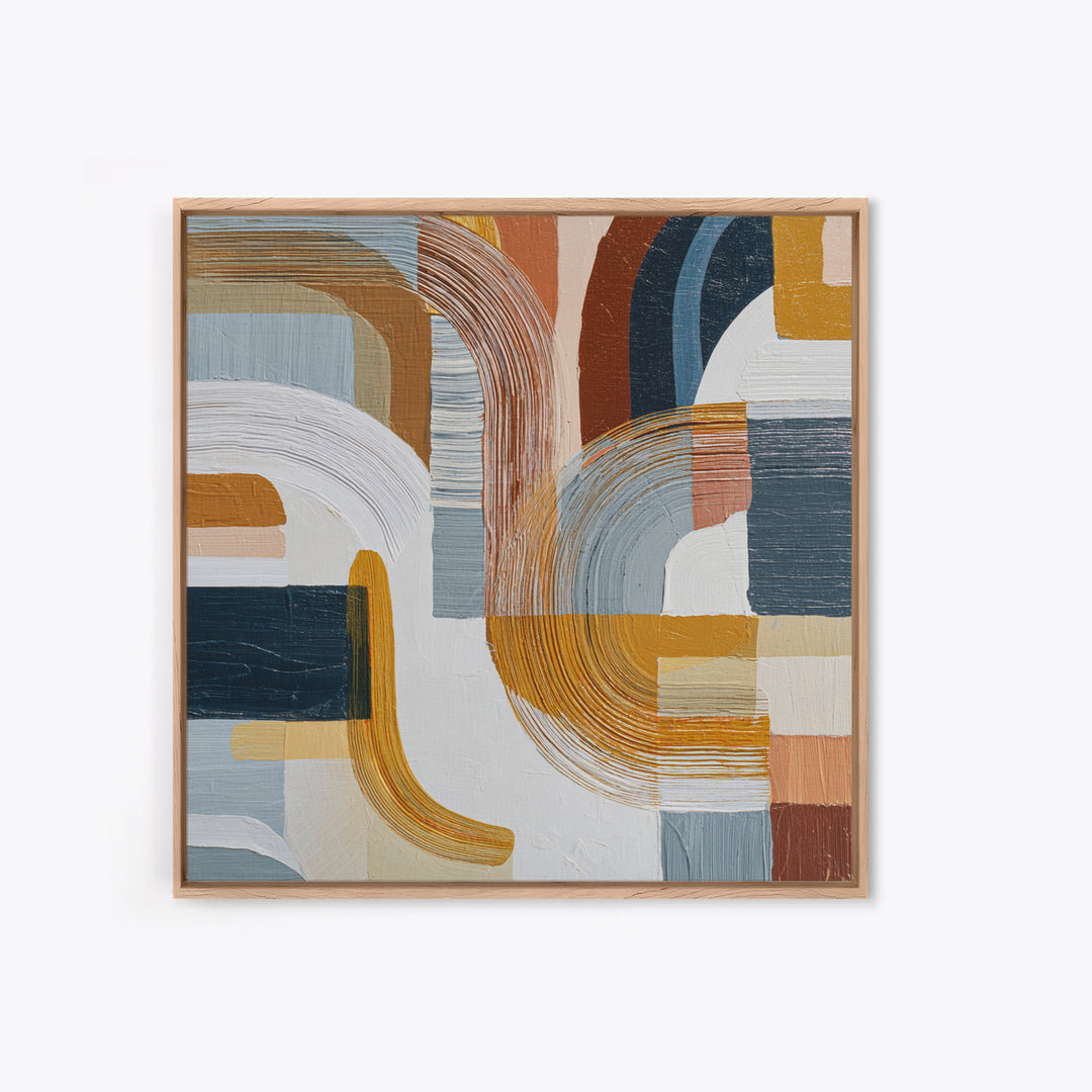 Large Statement Abstract Framed Canvas Print, Living Room Art, Modern Decor, Living Room Decor, Abstract Art, Living, LIR-1x1-1