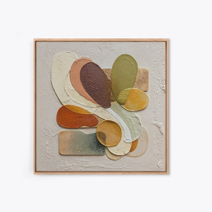 Abstract Organic Shapes Canvas Print, Living Room Art, Art Nouveau, Living Room Decor, Abstract Art, Living, Modern Wall Art, LIR-1x1-15