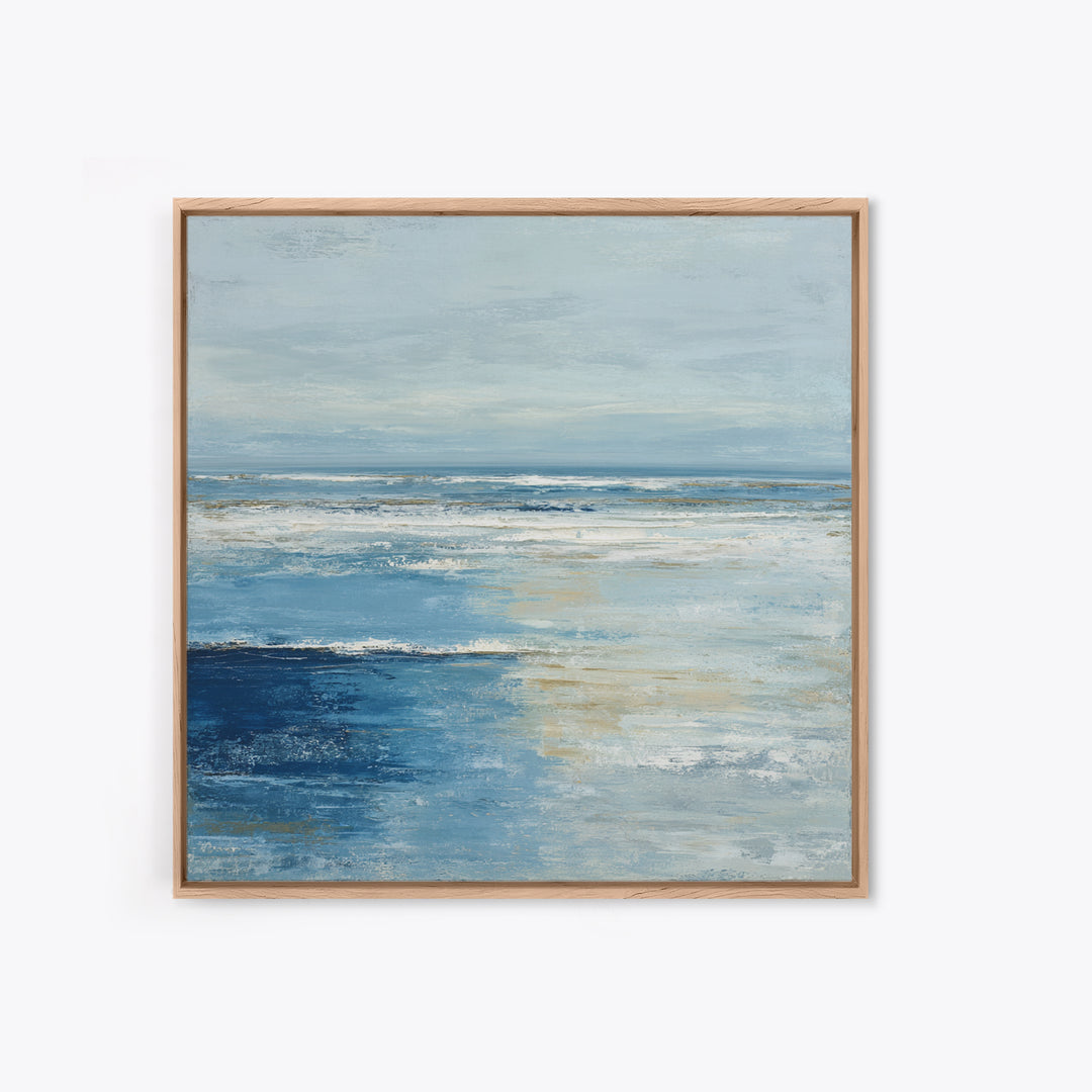 Moody Seascape for Dramatic Focal Point Canvas Print, Living Room Art, Bedroom Wall Art, Living Room Decor, Oil Painting, LIR-1x1-54