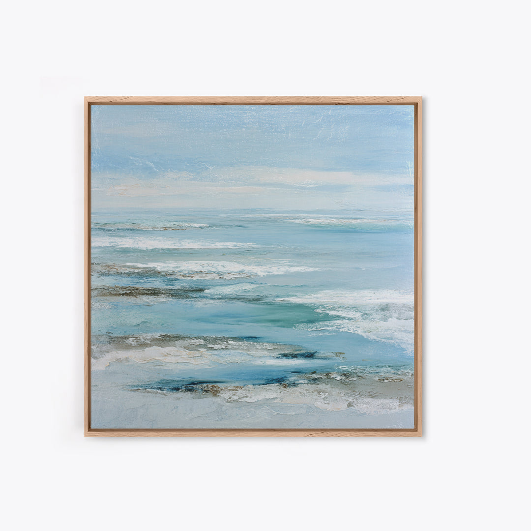 Coastal Aerial Shoreline Canvas Print, Living Room Art, Gallery Decor, Living Room Decor, Fine Art, Living, Wall Art, LIR-1x1-59
