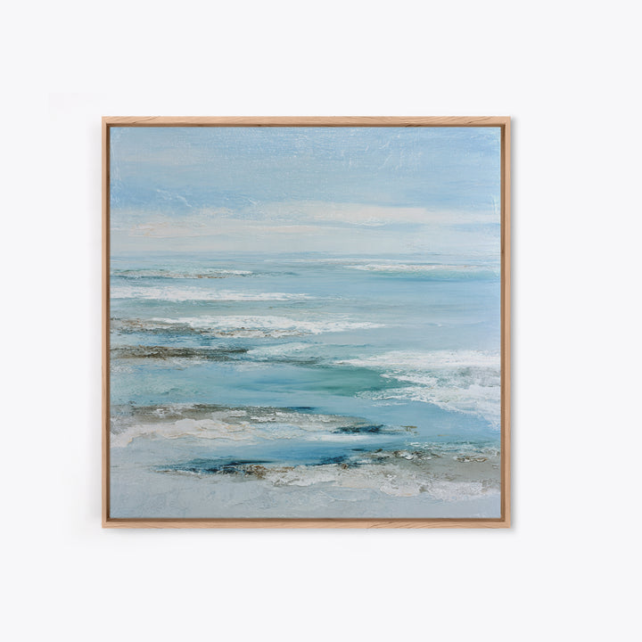Coastal Aerial Shoreline Canvas Print, Living Room Art, Gallery Decor, Living Room Decor, Fine Art, Living, Wall Art, LIR-1x1-59