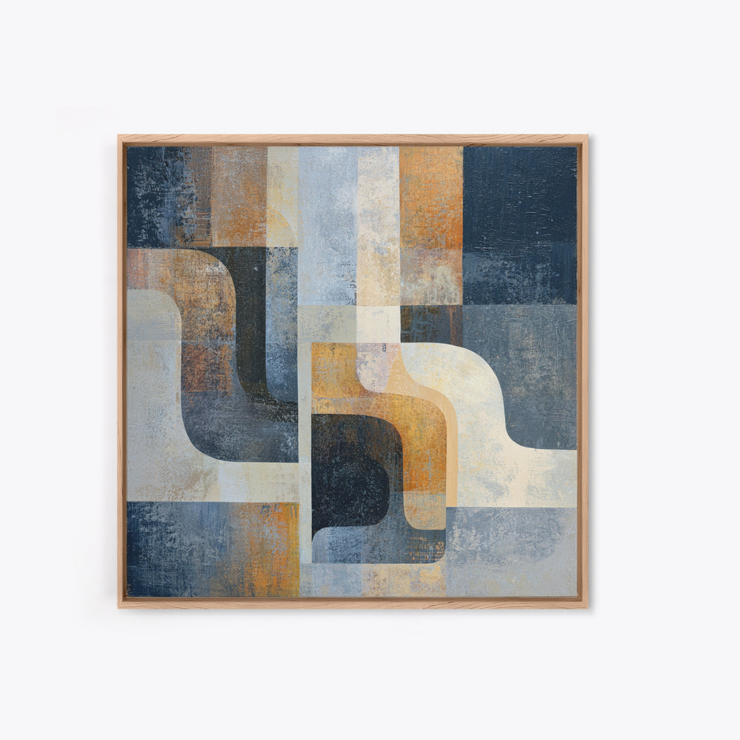 Monochrome Stone Texture Abstraction Canvas Print, Living Room Art, Luxury Decor, Living Room Decor, Abstract Art, Living, LIR-1x1-69