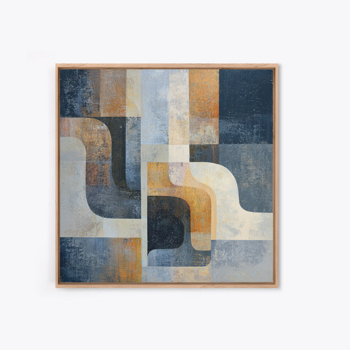 Monochrome Stone Texture Abstraction Canvas Print, Living Room Art, Luxury Decor, Living Room Decor, Abstract Art, Living, LIR-1x1-69