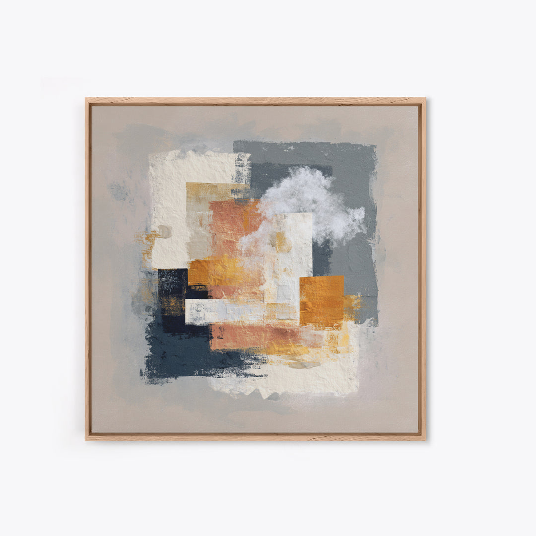 Large Statement Abstract Framed Canvas Print, Living Room Art, Home Decor, Living Room Decor, Abstract Art, Living, LIR-1x1-73