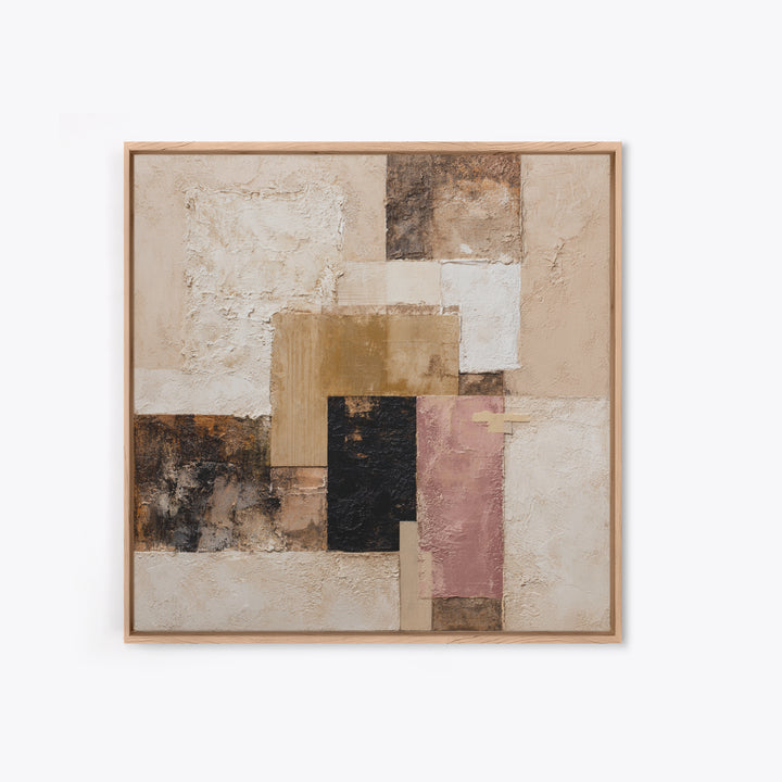 Textured Plaster Abstract Canvas Print, Living Room Art, Art, Living Room Decor, Fine Art, Living, Art Nouveau, Abstract Art, LIR-1x1-77
