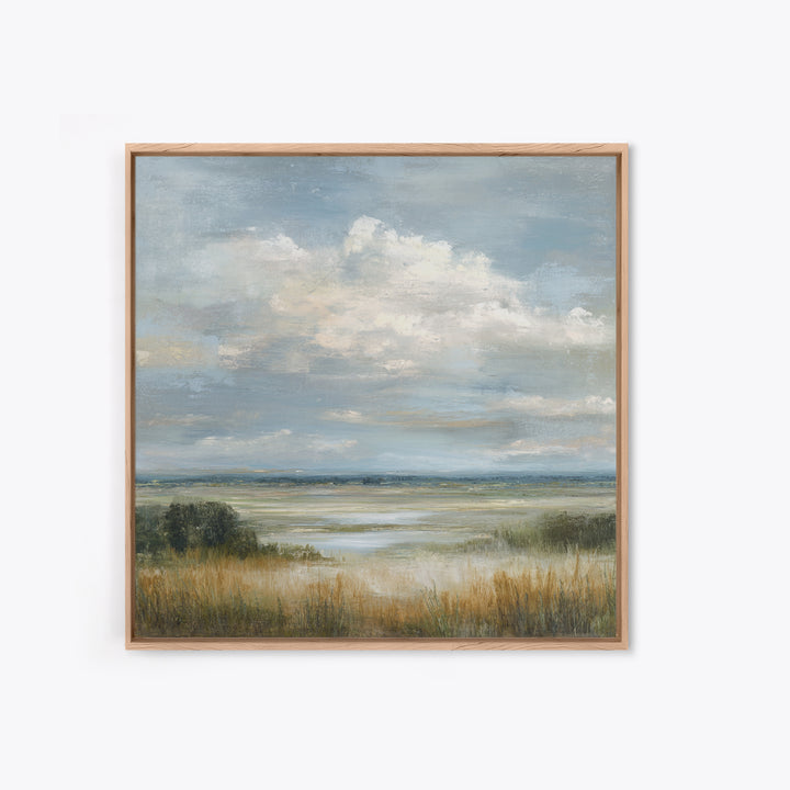 Large Cloudscape with Gentle Movement Canvas Print, Living Room Art, Room Decor, Living Room Decor, Fine Art, Living, LIR-1x1-91