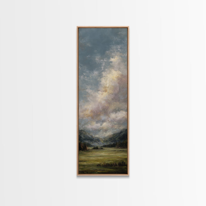 Quiet Meadow Landscape Canvas Print, Living Room Art, Bedroom Decor, Living Room Decor, Fine Art, Living, Bedroom Wall Art, LIR-1x3-11