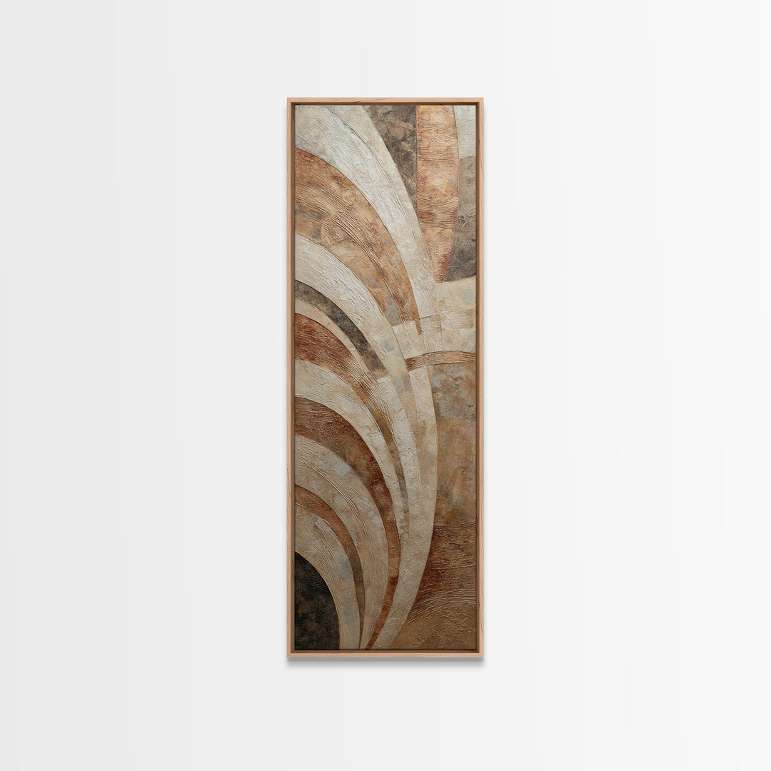 Textured Plaster Abstract Canvas Print, Living Room Art, Oversized Wall Art, Living Room Decor, Abstract Art, Living, LIR-1x3-41