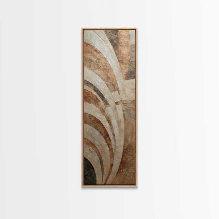 Textured Plaster Abstract Canvas Print, Living Room Art, Oversized Wall Art, Living Room Decor, Abstract Art, Living, LIR-1x3-41