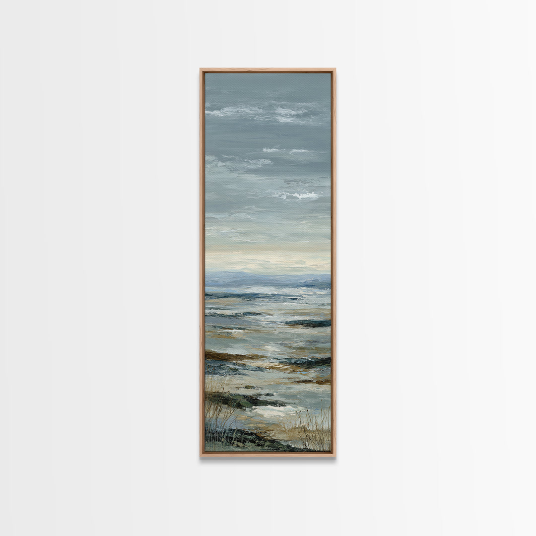 Modern Landscape with Expansive Calm Sky Canvas Print, Living Room Art, Bedroom Wall Art, Living Room Decor, Fine Art, Living, LIR-1x3-63