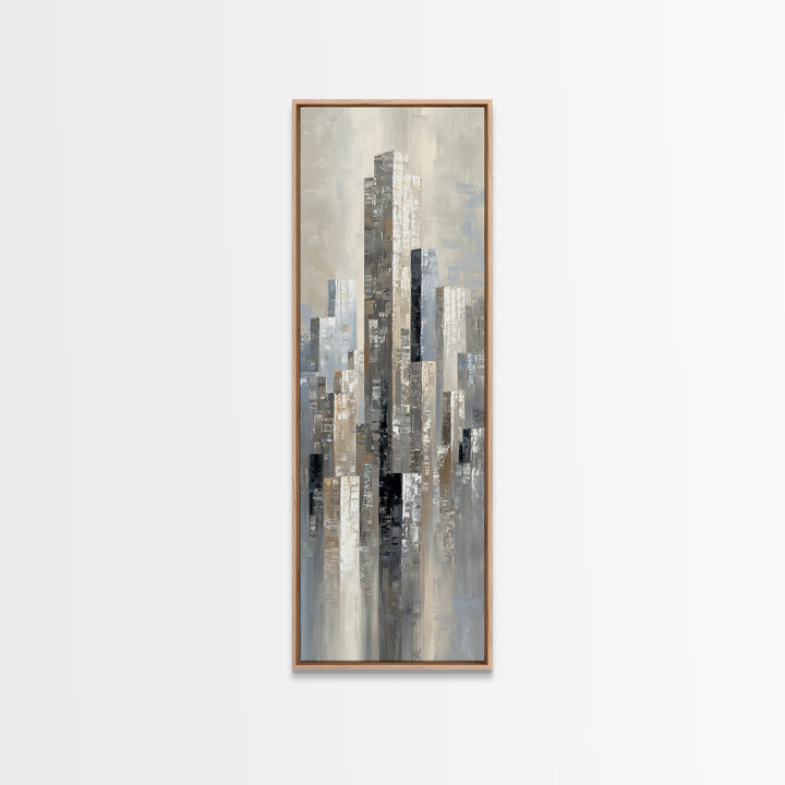 Modern City Skyline Canvas Print, Living Room Art, Boho Decor, Living Room Decor, Fine Art, Living, Digital Prints, Art Print, LIR-1x3-82