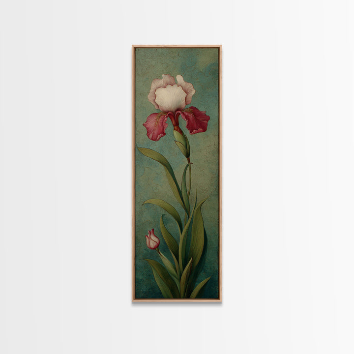 Botanical Vase Painting Canvas Print, Living Room Art, Living Room Decor, Watercolor Art, Living, Oil Painting, LIR-1x3-86
