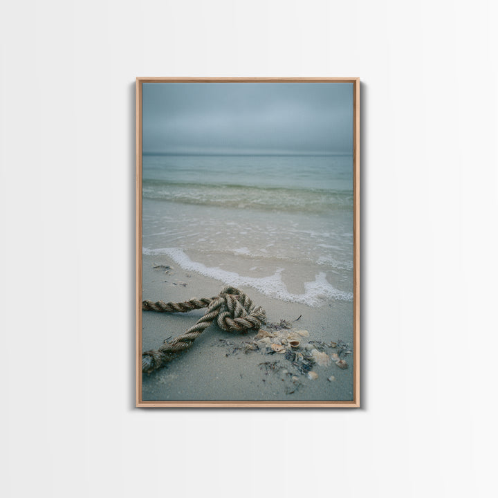 Moody Seascape for Dramatic Focal Point Canvas Print, Living Room Art, Wall Art, Living Room Decor, Oil Painting, Living, LIR-2x3-14